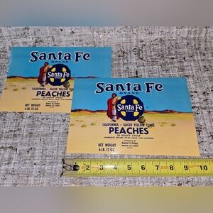 Santa Fe Brand Crate Labels